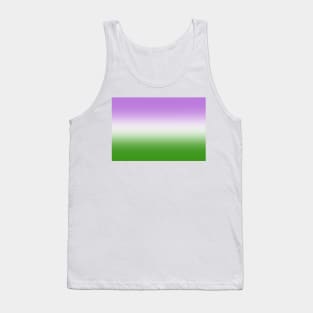 Genderqueer Pride Flag Gradient Tank Top